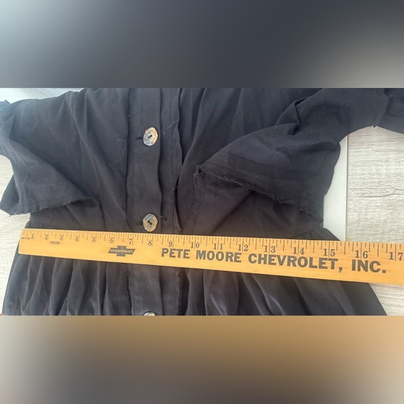 Andorine Girls Upscale Boutique Black Layered Dress NWT Size 12 - Picture 5 of 10